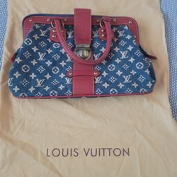 Women's Monogram Denim Bag With Dust Cloth. $600 Pickup In Oakdale 