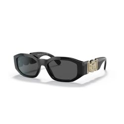 Versace Medusa black and gold sunglasses