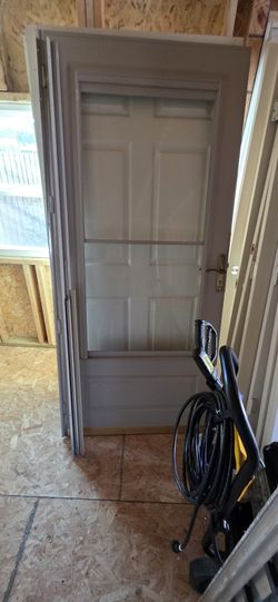 36x80 Storm Door With Windows , Full Frame. Ready To Install
