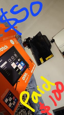 New Roku TV 24 Inch Selling One Of Them For 50 Dollars