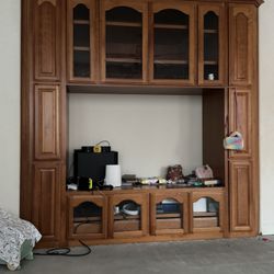 Custom entertainment TV cabinet stand