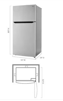 24 Inch top Freezer refrigerator