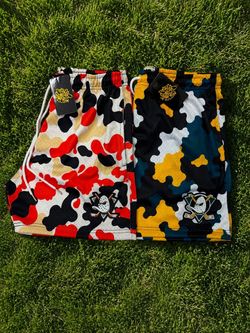 Anaheim ducks camo shorts