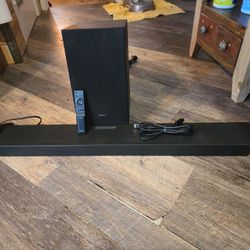 New Samsung 3.1.2 Ch Soundbar and Wireless Subwoofer Speakers With Remote. Alexa Built In W Dolby AND Q Symphony