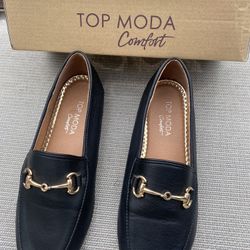 Black MocasÃn Shoes Size:5 For Women
