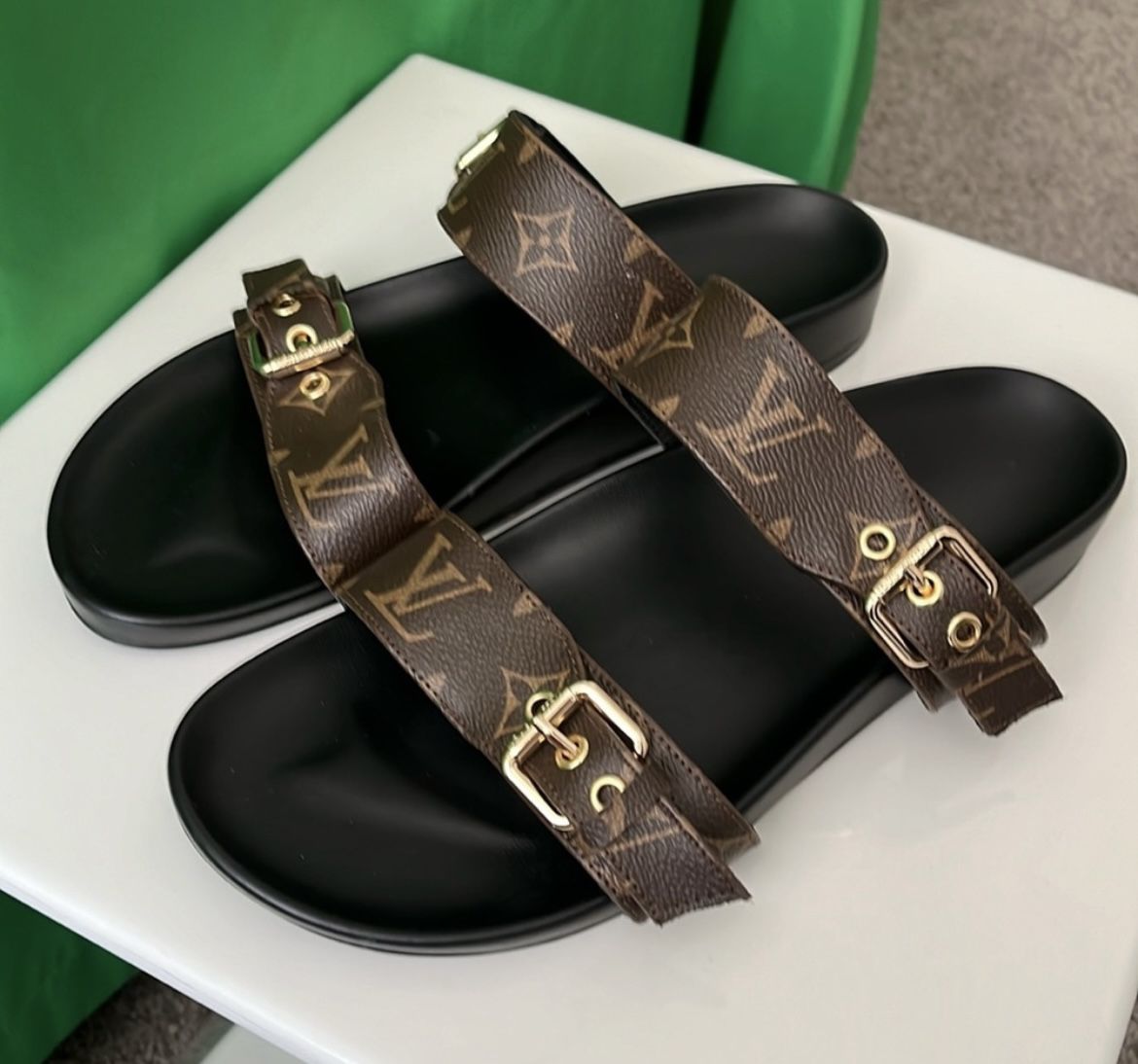Louis Vuitton Monogram Bom Dia Sandals 