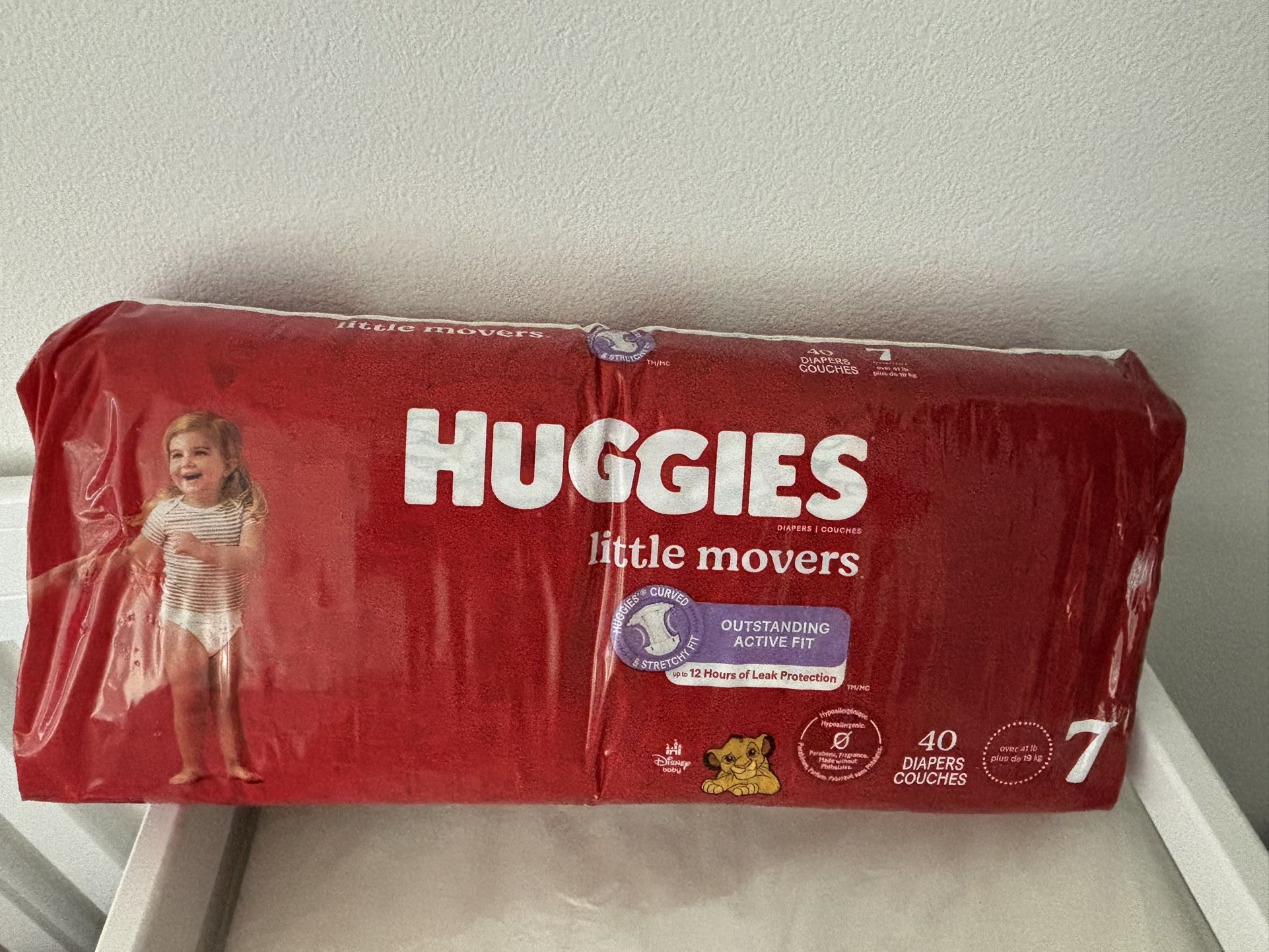huggies baby infant size 7 diapers