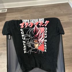 Goku black shirt size large