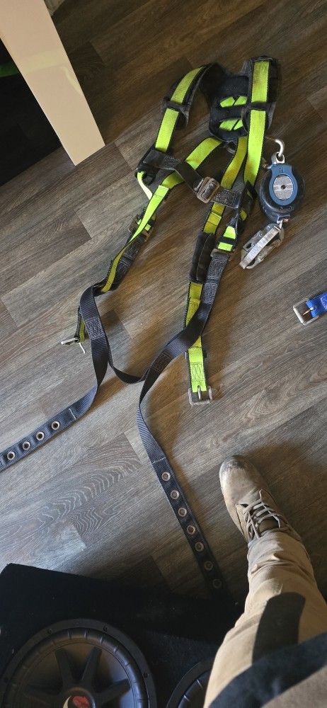 Safety Hardnesses With Retractable Yoyo.