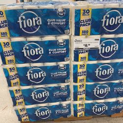 Fiora 2-ply Bath Tissue Wide Sheet Club Pack