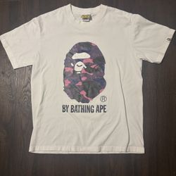 White and Purple Bape shirt