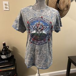 NOS Grateful Dead 1(contact info removed) Forty Years Tie Dye Graphic T-Shirt Men's Medium 