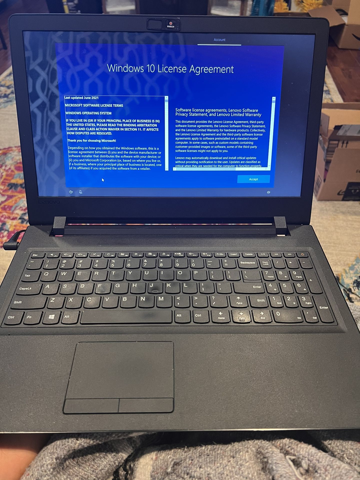 15 Inch Lenovo Ideapad Laptop