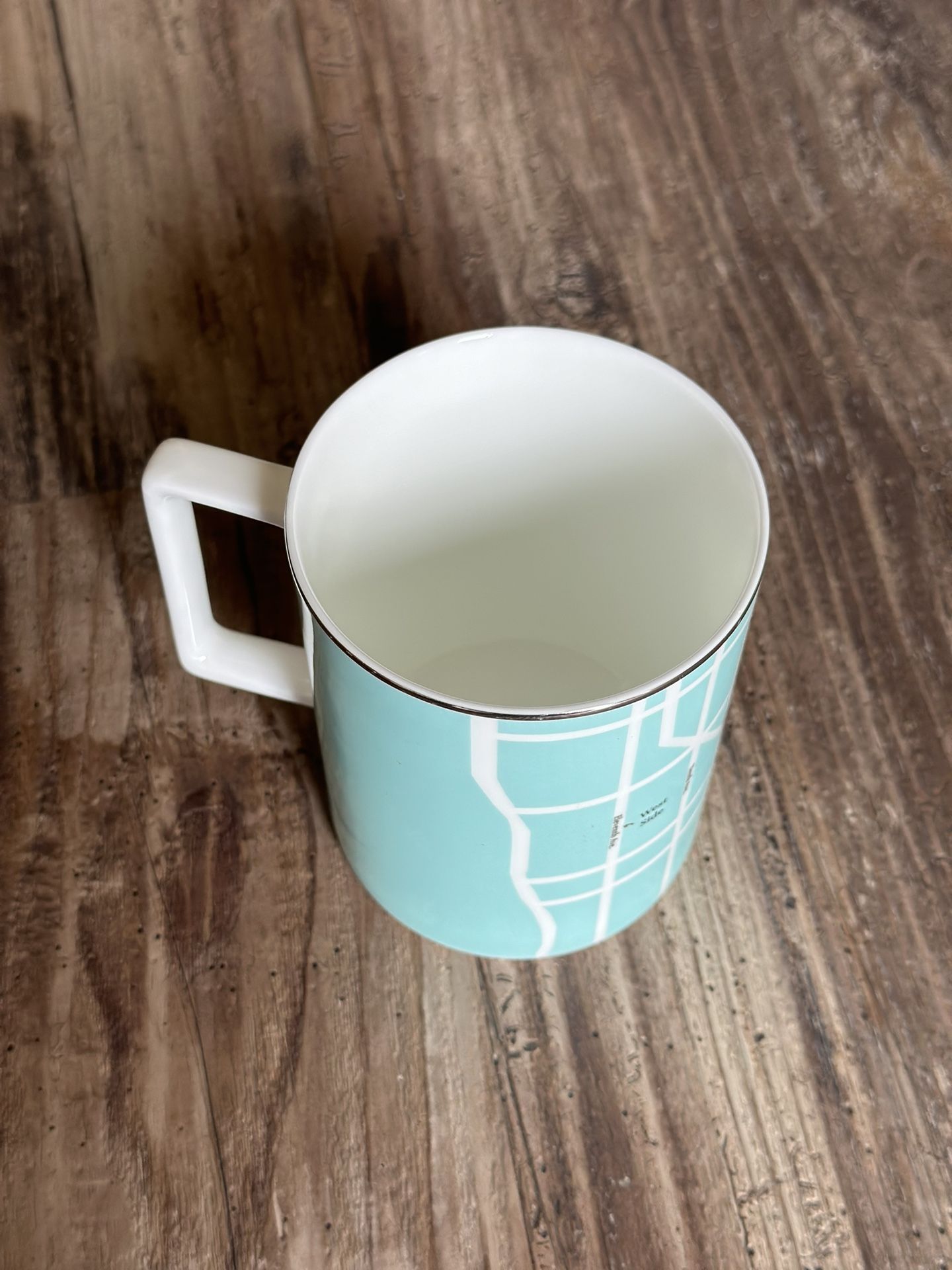 Tiffany & Co. Limited Fifth Avenue Manhattan Mug Blue Bone China 
