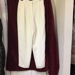 Cream Color Karen Scott Ladies Slacks 