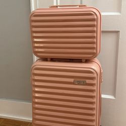 Coolife Pink Luggage Set – Brand New