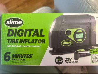 Slime, digital tire inflator new