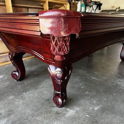 Soil is Wood Pool Table With Delivery And Install 