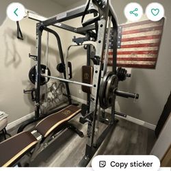 Gym machine work out