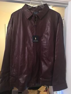 Polo Ralph Lauren Brown Leather Jacket XXL