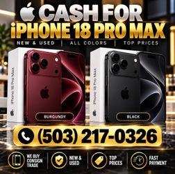 iPhone 18 Pro Max 256GB-2TB NEW Open Box