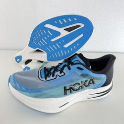 Hoka One One Cielo X1 2.0 Unisex Size W12 M11 Blue Running Shoes 1162053