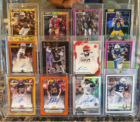 Topps Flagship & Bowman Mixed Sports Trading Card Lot – Autos & Rookies