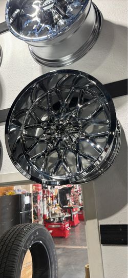 20x10 chrome wheels tires new 6lug trucks new