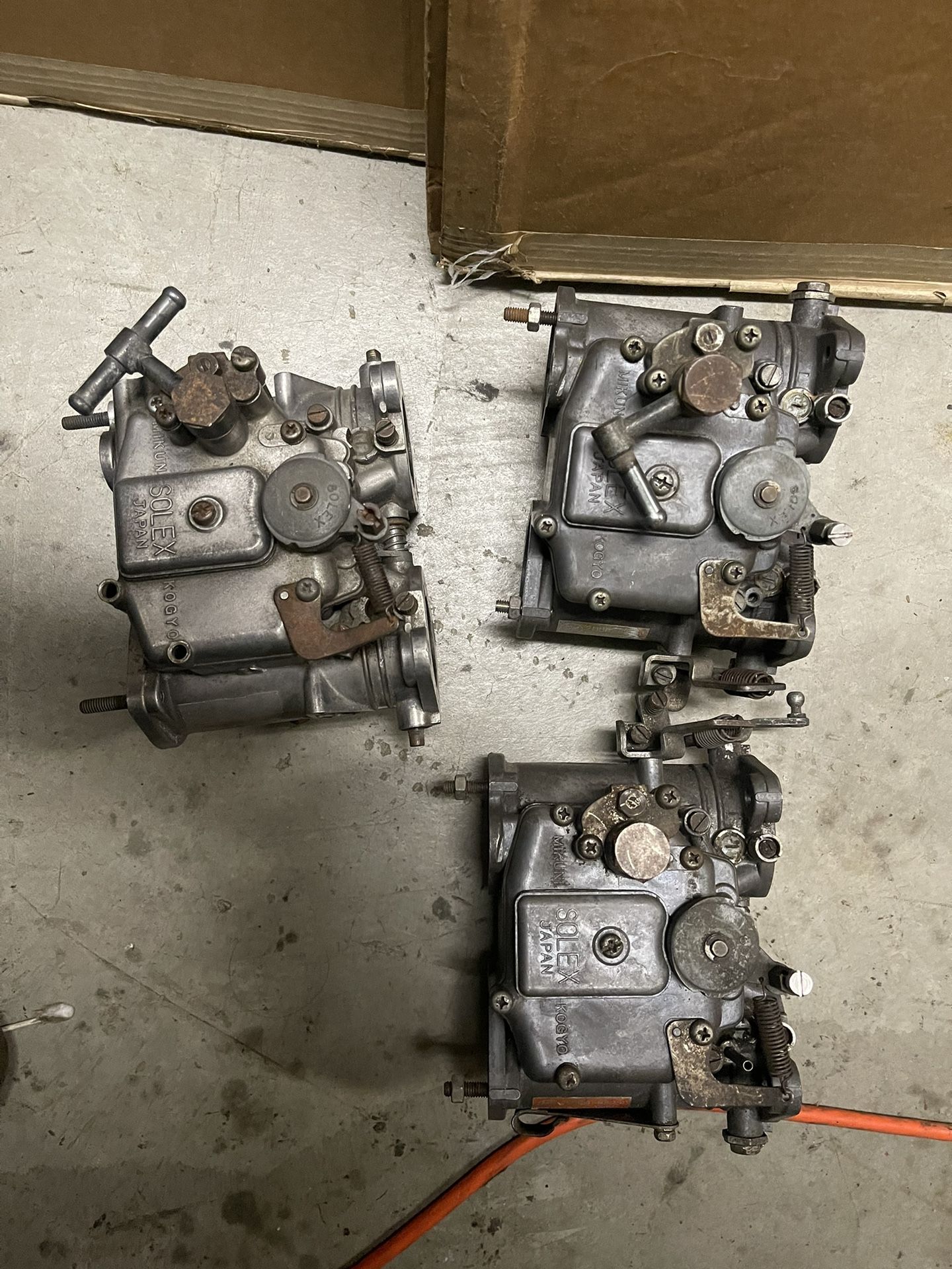 Mikuni Solex 40 Phh Side Draft Carburetors