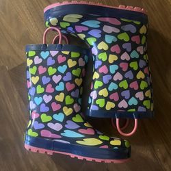 Western Chief Happy Hearts Waterproof Rain Boots