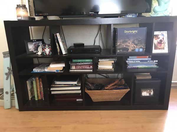 Black TV Stand/Bookcase for Sale in San Diego, CA - OfferUp