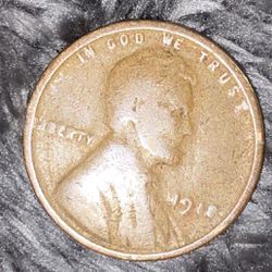 1918 Lincoln Wheat Cent Penny Coin 