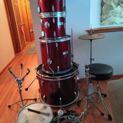 Tama Swing Star 5 Piece Drum Kit with Cymbals & Stands Cherry Red