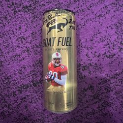 Jerry Rice Autographed Goat Fuel Drink 