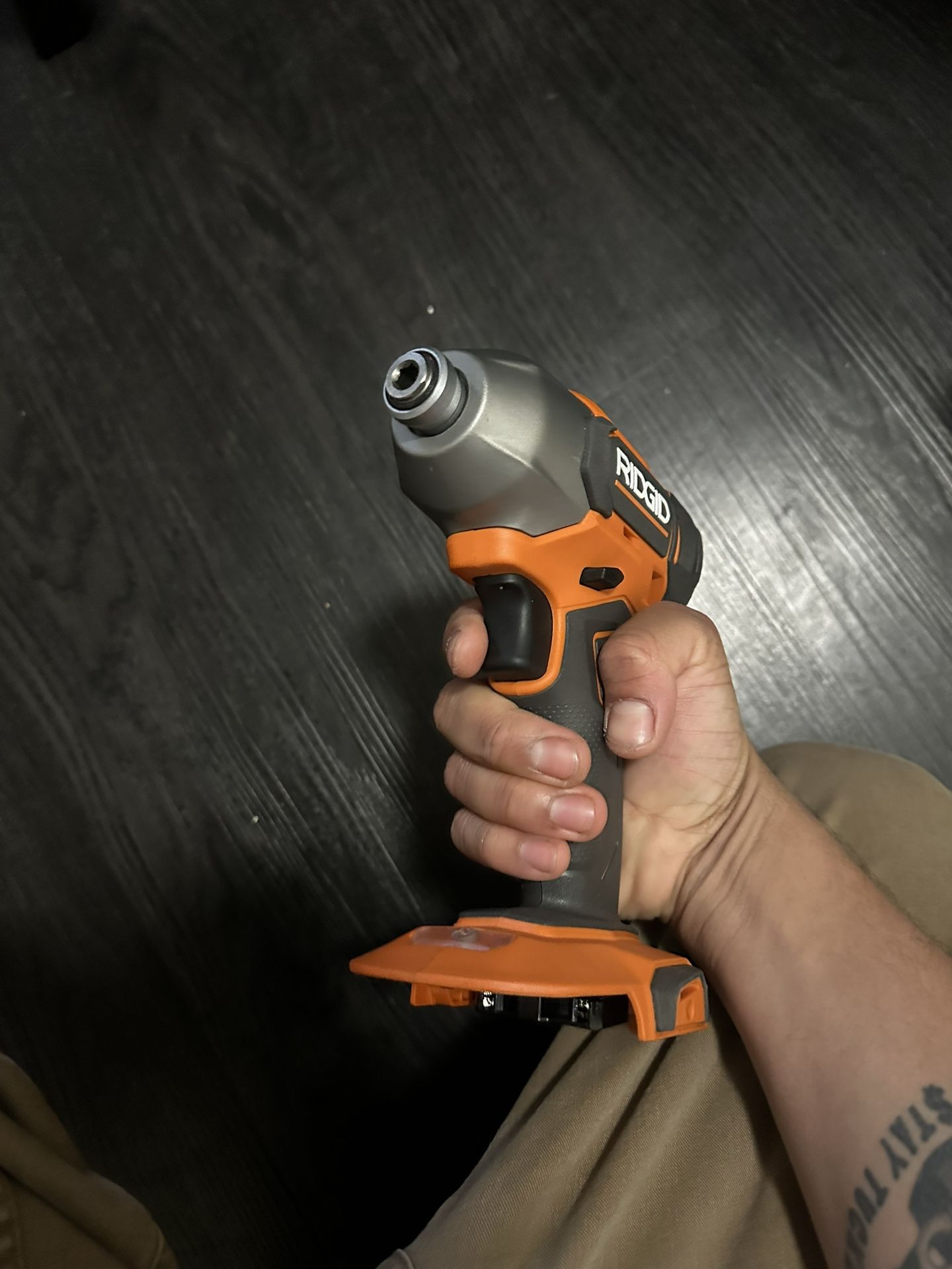Impact Driver With Battery
