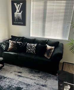 Black sofa