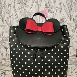 Disney x Kate Spade New York Minnie Mouse Polka Dot Leather Backpack
