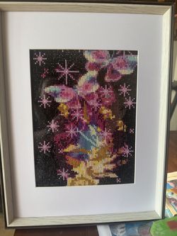 Finished Framed Nice Jewel Painting Pictures 