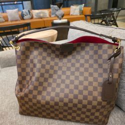 Louis Vuitton Graceful MM in Damier Ebene