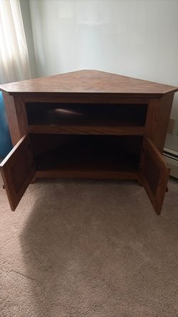 Corner tv stand - real solid wood