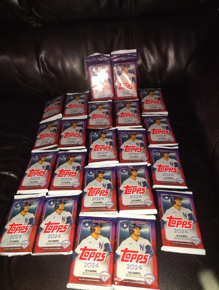Sealed 2024 Baseball Cards 
