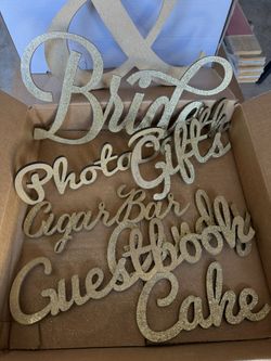 Wedding/Party Signs
