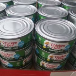 Cans of Tuna Chicken Of the Sea & Starkist! All in water! $1.00 a can.