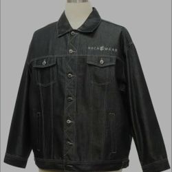 VINTAGE 90'S ROCAWEAR U4BAN HIP HOP DENIM JACKET  MENS SIZE XXL