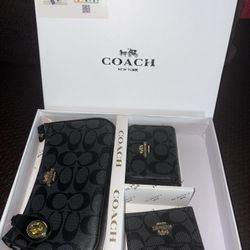 Coach Purse & Wallet Set