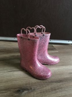 Western Chief light up glitter rain boots
