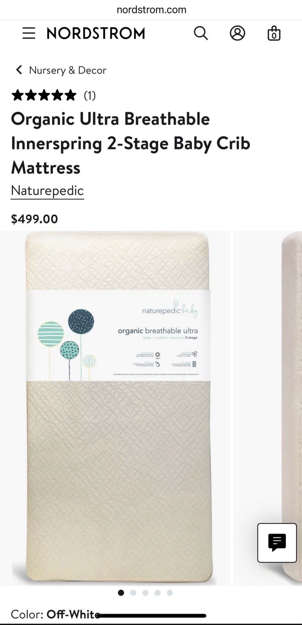 Naturepedic Baby Crib Mattress