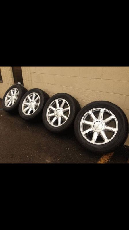 ///// 20" CHROME GM YUKON DENALI WHEELS AND TIRES //////