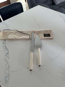 Michael Aram Cake Knife and serving set