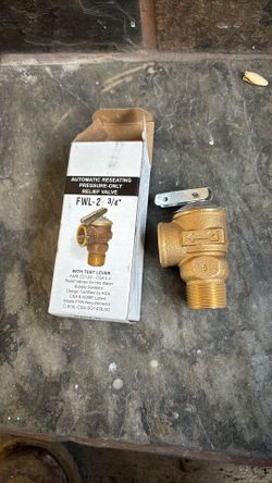 Relief valve 3/4